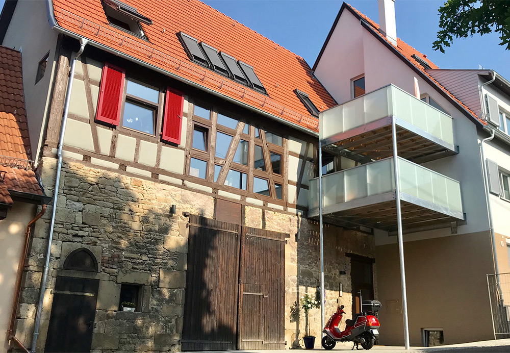 Aus- und Neubau<br/>
»Blumsche Scheune«<br/>
in Markgröningen:<br/>
Fertiggestellt