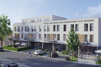 Betreutes Wohnen &<br/>Wohnen mit Anspruch:<br/>»Alte Sägerei«<br/>
in Altheim:<br/>Projektiert